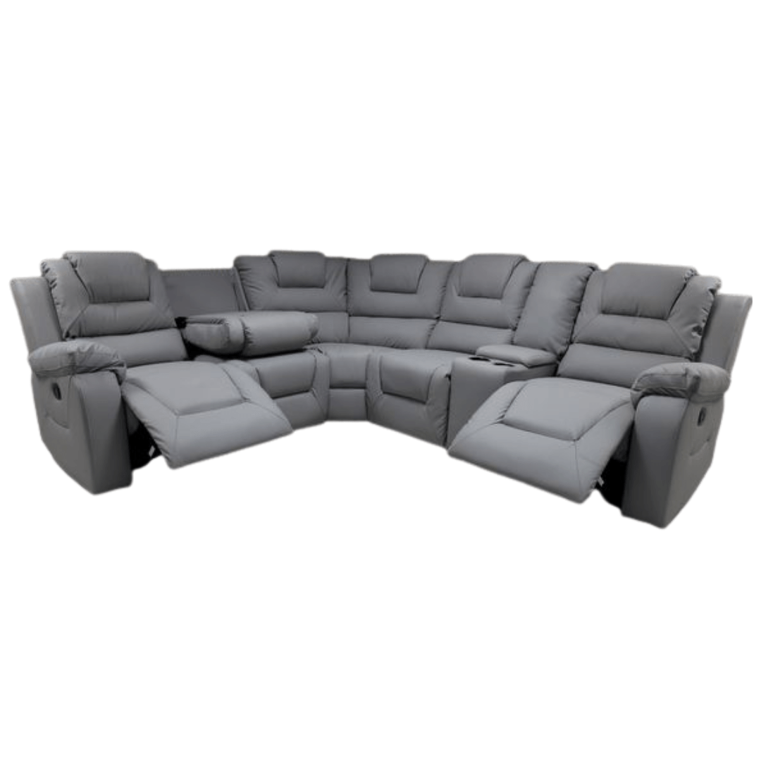 Axel Leather Corner Sofa - Comfort Furniture