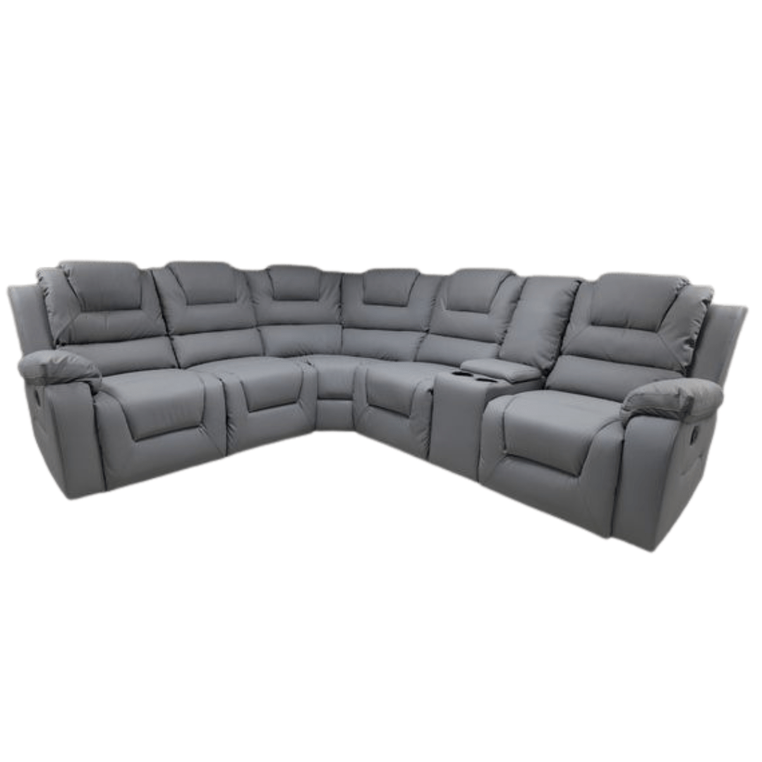 Axel Leather Corner Sofa - Comfort Furniture