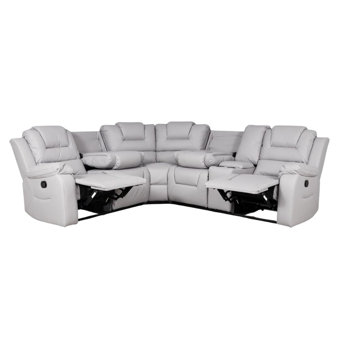 Axel Leather Corner Sofa - Comfort Furniture