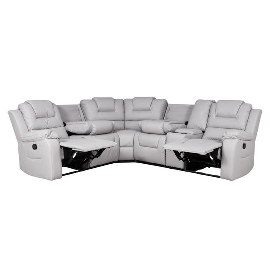 Axel Leather Corner Sofa - Comfort Furniture