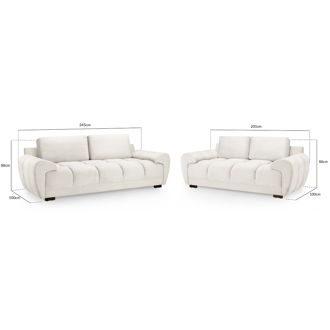 Azzuro Sofa Set - Comfort Furniture