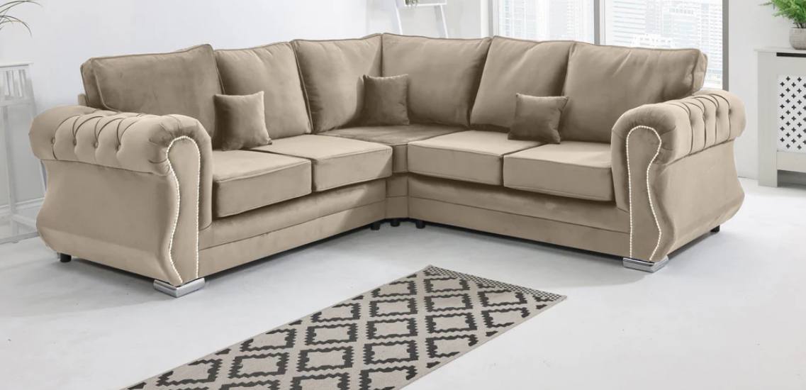 Big Corner Chesterfield Sofa - Comfort Furniture