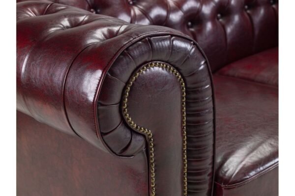 Big Corner Leather Chesterfield Sofa - Comfort Furniture