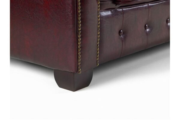 Big Corner Leather Chesterfield Sofa - Comfort Furniture