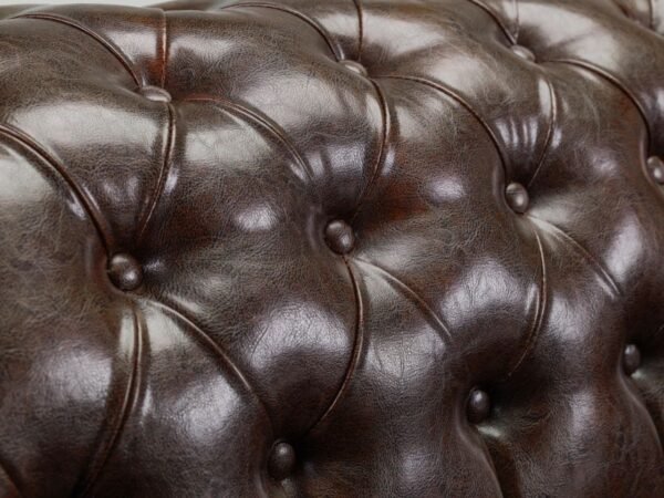 Big Corner Leather Chesterfield Sofa - Comfort Furniture