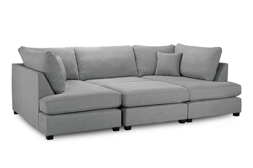 Carnaby Big U - Shape Sofa with Footstool - Comfort Furniture