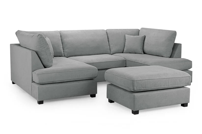 Carnaby Big U - Shape Sofa with Footstool - Comfort Furniture