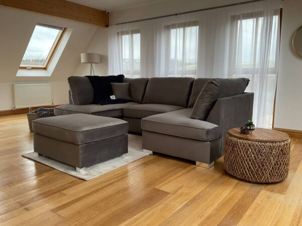 Carnaby Big U - Shape Sofa with Footstool - Comfort Furniture