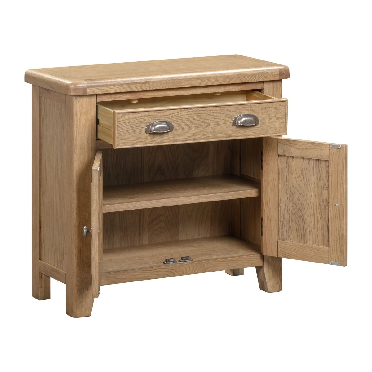 Chatsworth 1 Drawer 2 Door Sideboard – Oak - Comfort Furniture