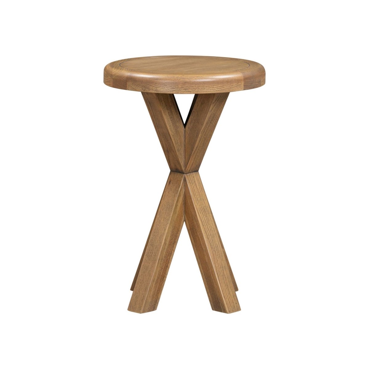Chatsworth Round Side Table – Oak - Comfort Furniture