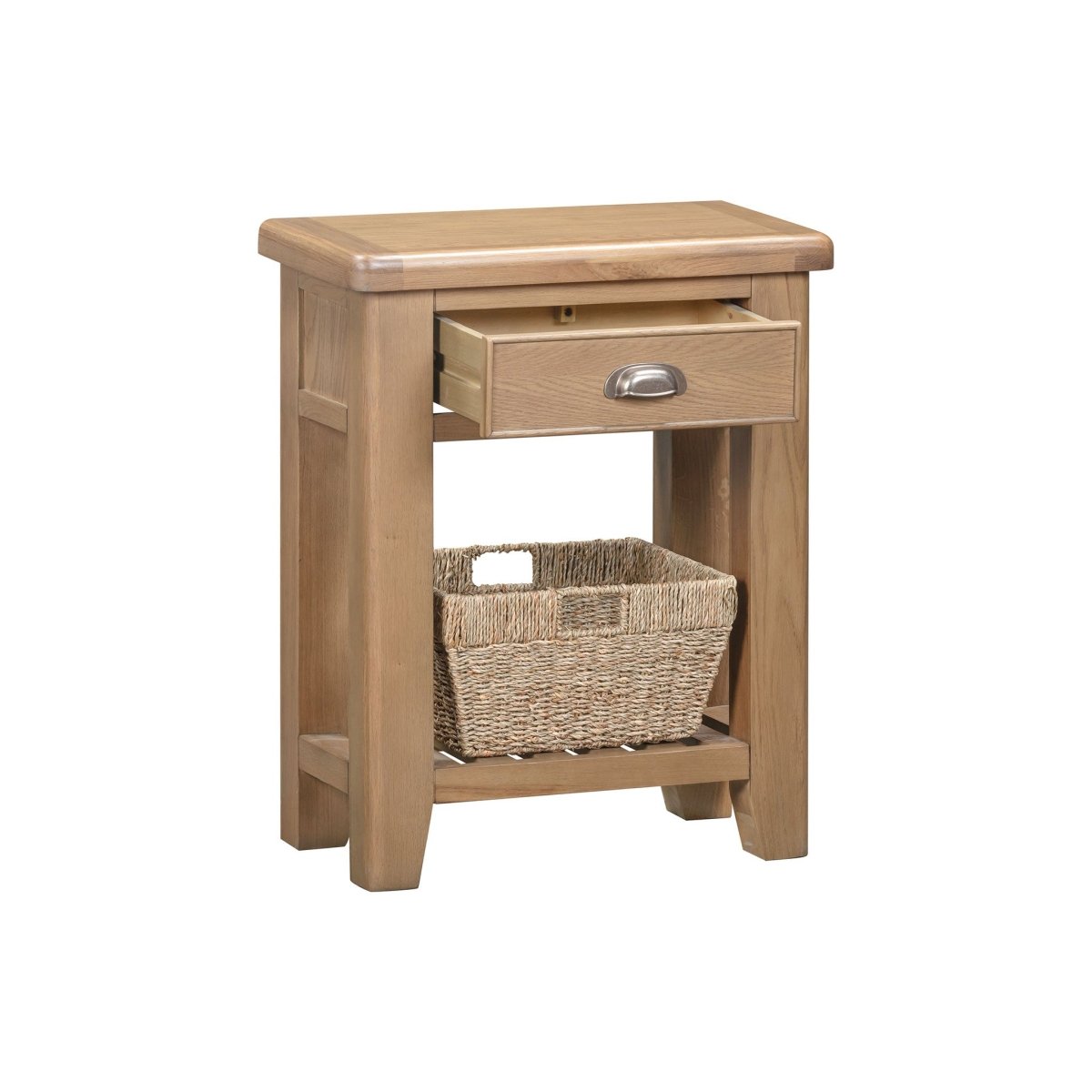 Chatsworth Telephone Table – Oak - Comfort Furniture