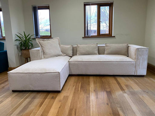 Chloe Big Corner Sofa in Jumbo Cord - Comfort Furniture