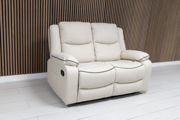 Chloe Leather Sofa Suite Manual Recliner - Comfort Furniture