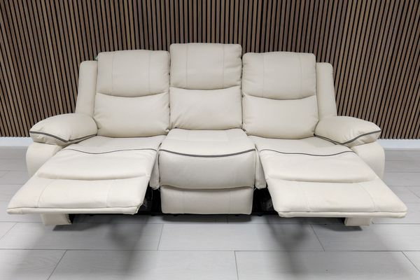 Chloe Leather Sofa Suite Manual Recliner - Comfort Furniture