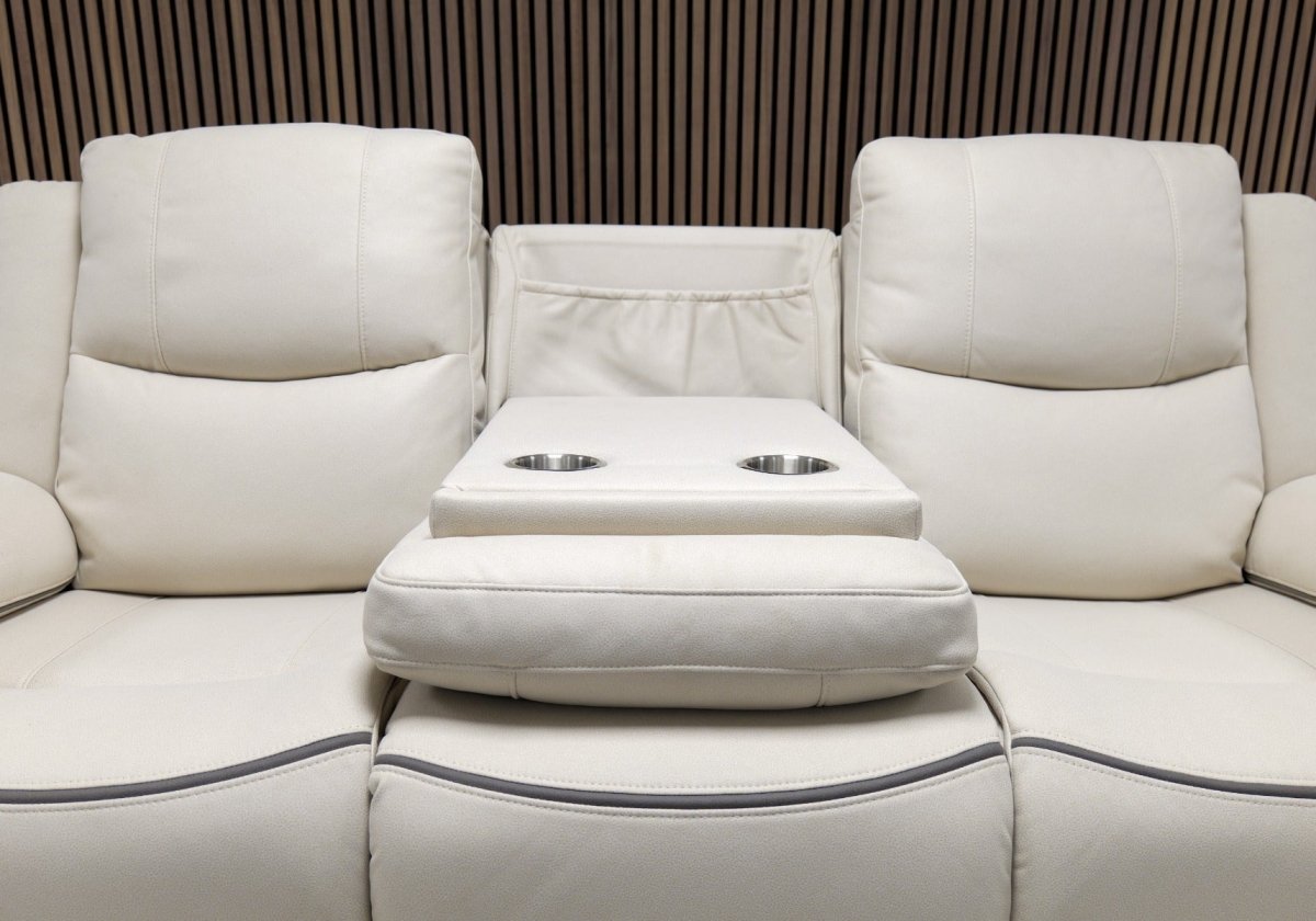 Chloe Leather Sofa Suite Manual Recliner - Comfort Furniture