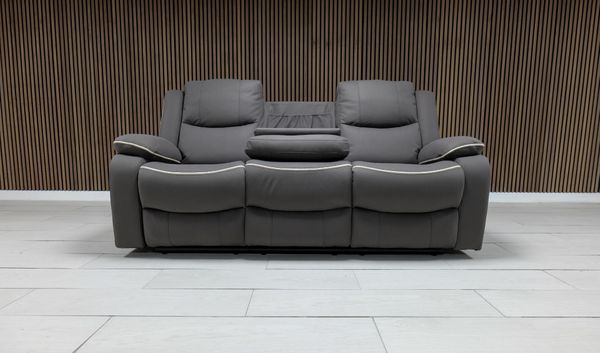 Chloe Leather Sofa Suite Manual Recliner - Comfort Furniture