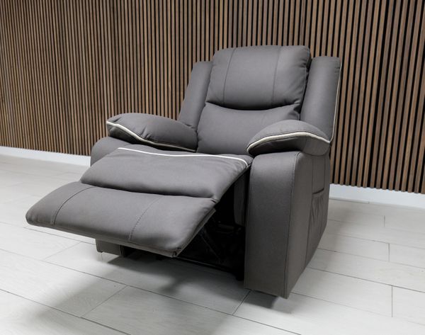 Chloe Leather Sofa Suite Manual Recliner - Comfort Furniture