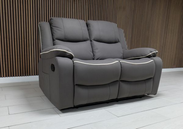 Chloe Leather Sofa Suite Manual Recliner - Comfort Furniture