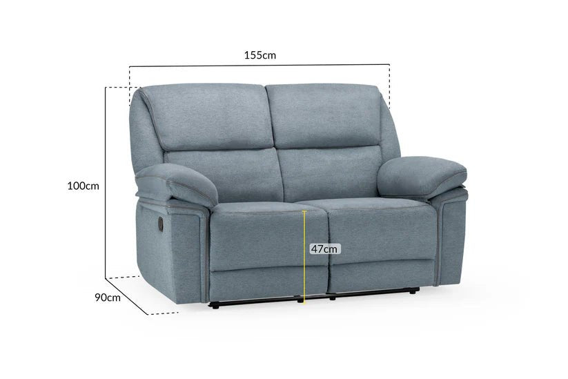 Elio Sofa Suite Manual Recliner - Comfort Furniture