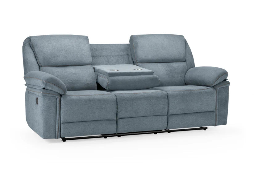 Elio Sofa Suite Manual Recliner - Comfort Furniture