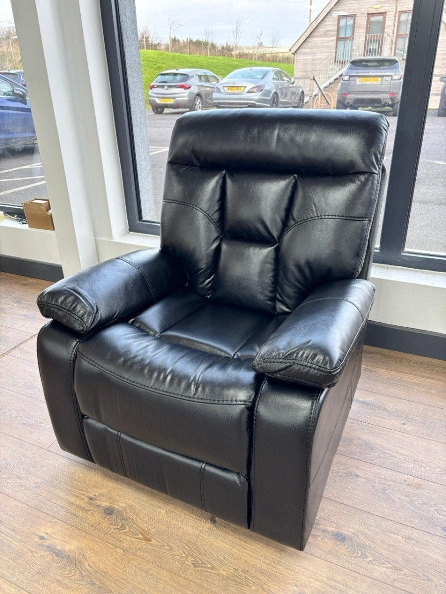 Florian Leather Sofa Suite Electric Recliner - Comfort Furniture