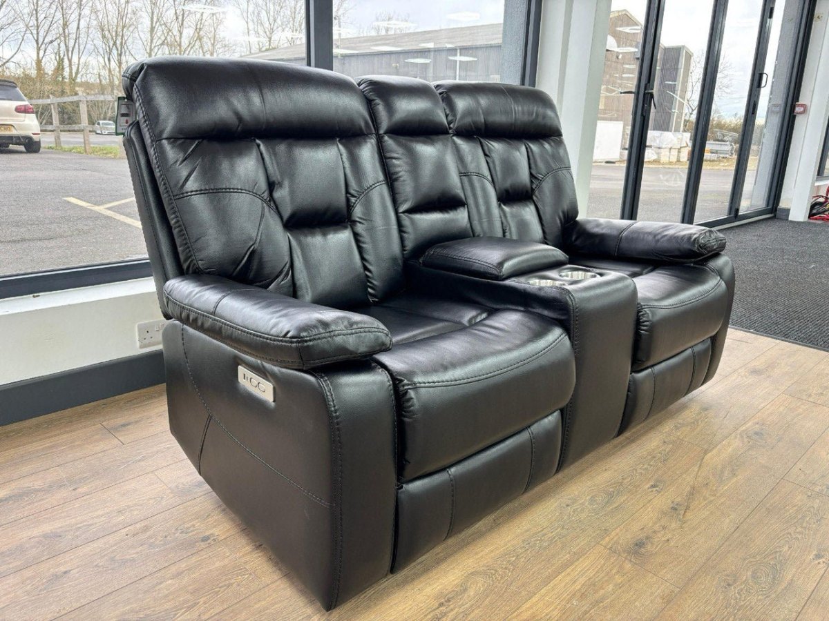 Florian Leather Sofa Suite Electric Recliner - Comfort Furniture