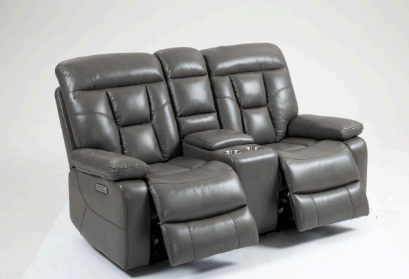 Florian Leather Sofa Suite Electric Recliner - Comfort Furniture