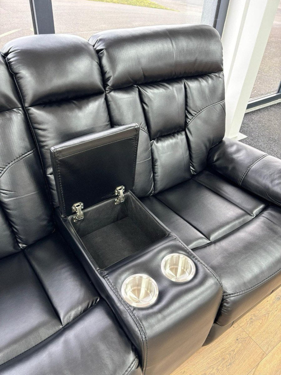 Florian Leather Sofa Suite Electric Recliner - Comfort Furniture