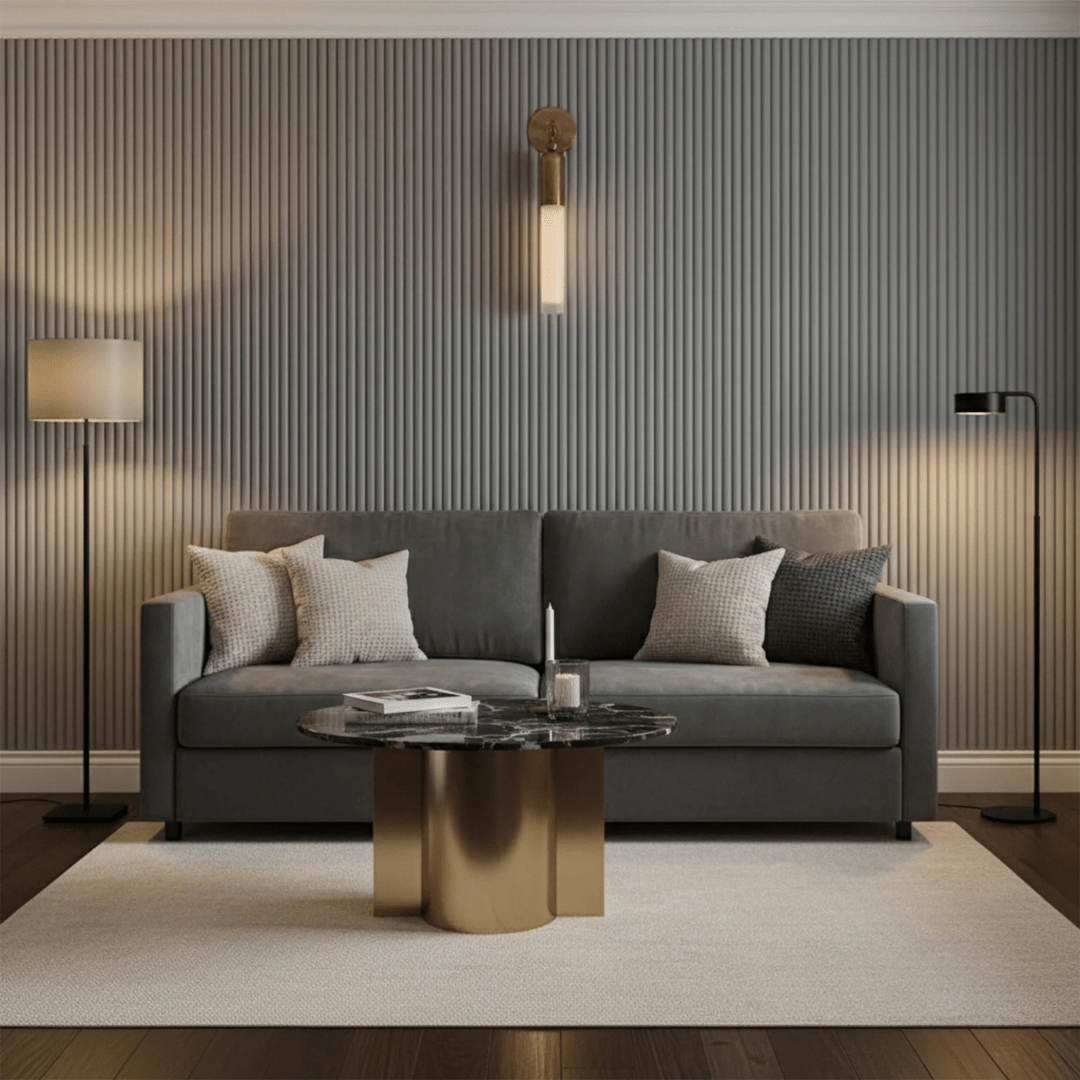 Fluted Wall Panels (15 Panels/Box) - Comfort Furniture