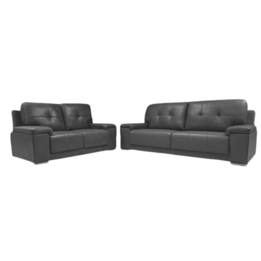 Hanson Leather Sofa Suite - Comfort Furniture