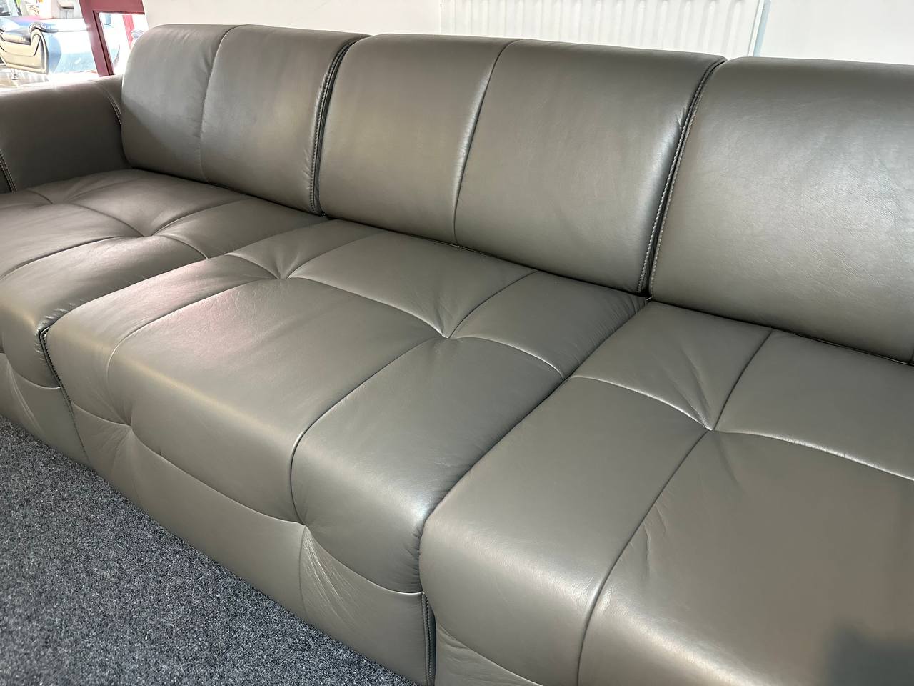 Isaac Leather Sofa Bed - Comfort Furniture