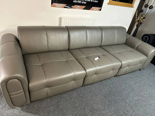 Isaac Leather Sofa Bed - Comfort Furniture