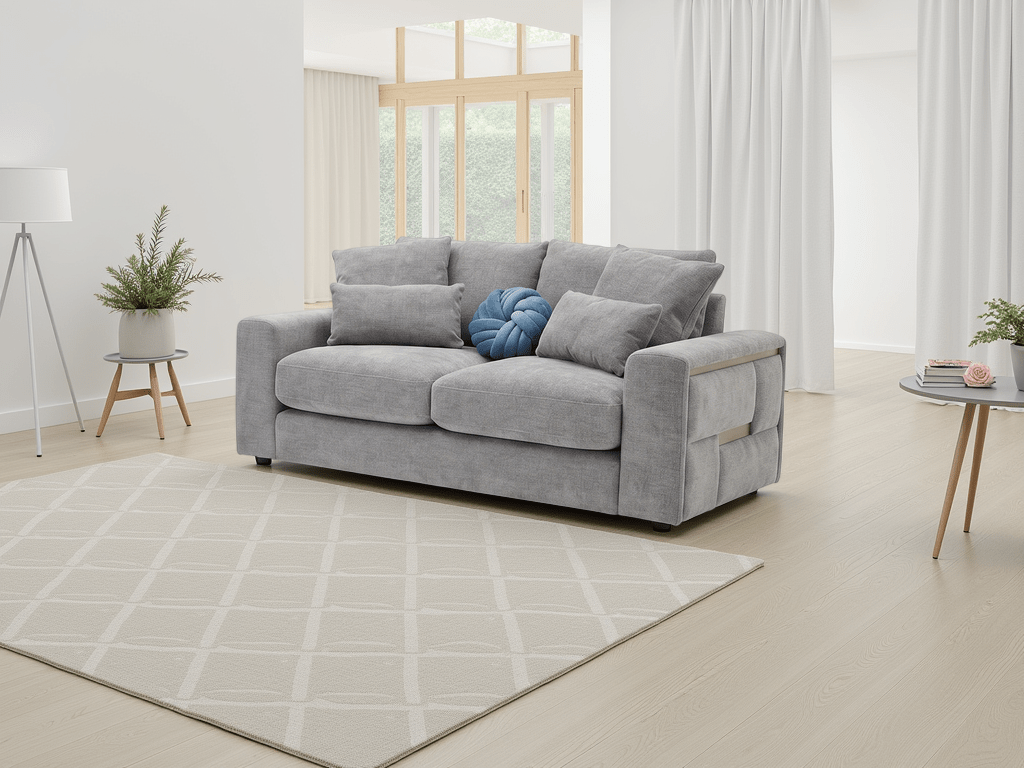 Jupiter Sofa Grey 2 Seater - Comfort Furniture