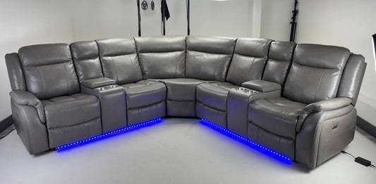 Lily leather electric recliner - Comfort Furniture