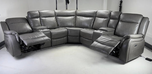 Lily leather electric recliner - Comfort Furniture