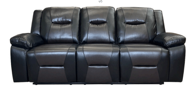 Milan Leather Sofa Suite 3+2 Manual Recliner - Comfort Furniture