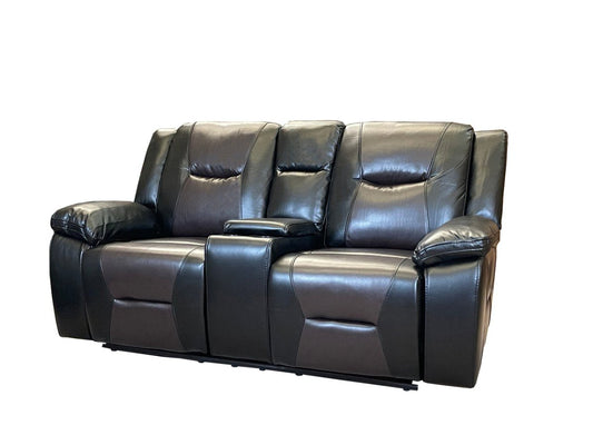 Milan Leather Sofa Suite Manual Recliner - Comfort Furniture