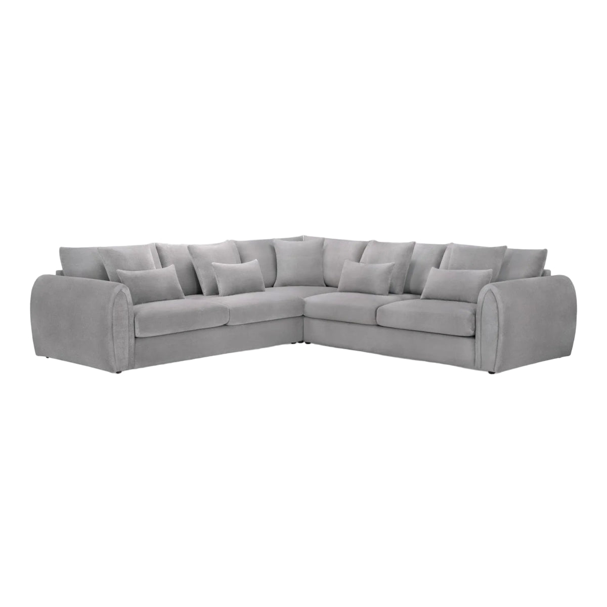 Mirabel Big Corner Sofa in Grey - Comfort Furniture