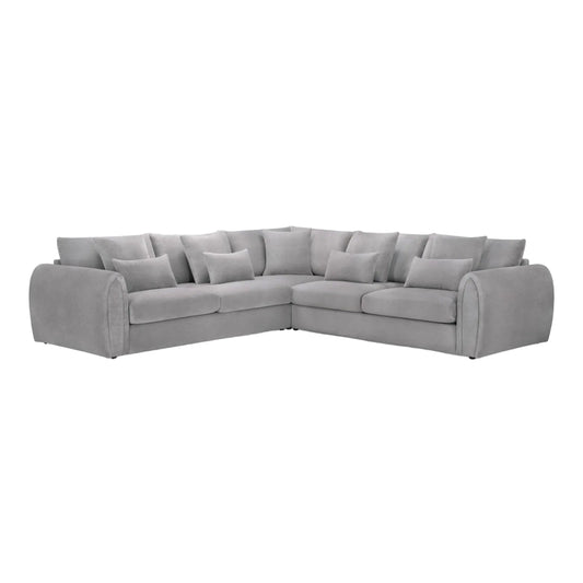 Mirabel Big Corner Sofa in Grey - Comfort Furniture