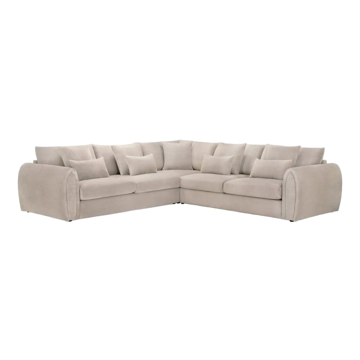 Mirabel Big Corner Sofa in Grey - Comfort Furniture