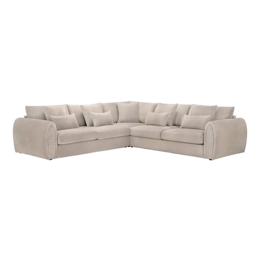 Mirabel Big Corner Sofa in Grey - Comfort Furniture