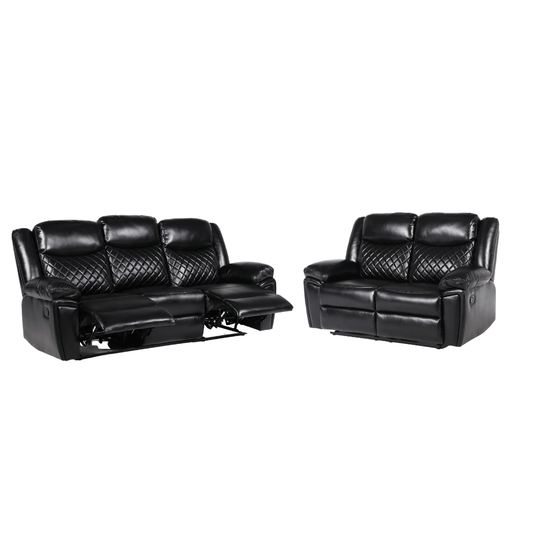 Myra Sofa Suite Manual Recliner 3+2 (BLACK FRIDAY SALE) - Comfort Furniture