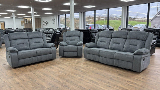 Novie Sofa Suite Manual Recliner - Comfort Furniture