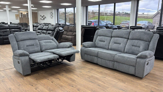 Novie Sofa Suite Manual Recliner - Comfort Furniture