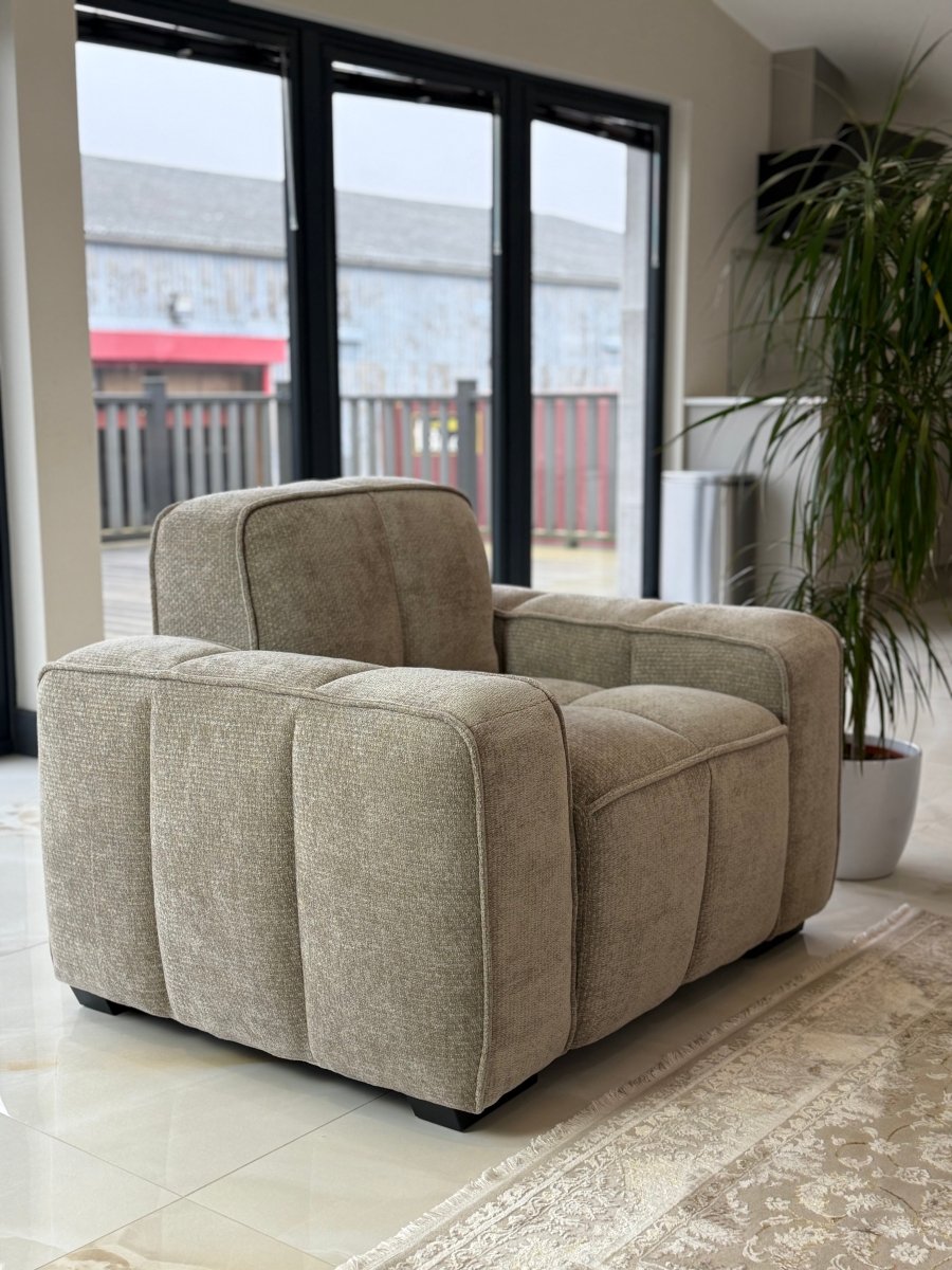 Paris Sofa Beige Armchair - Comfort Furniture