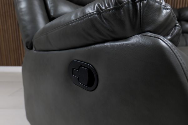 Roma Leather Corner Sofa Manual Recliner - Comfort Furniture