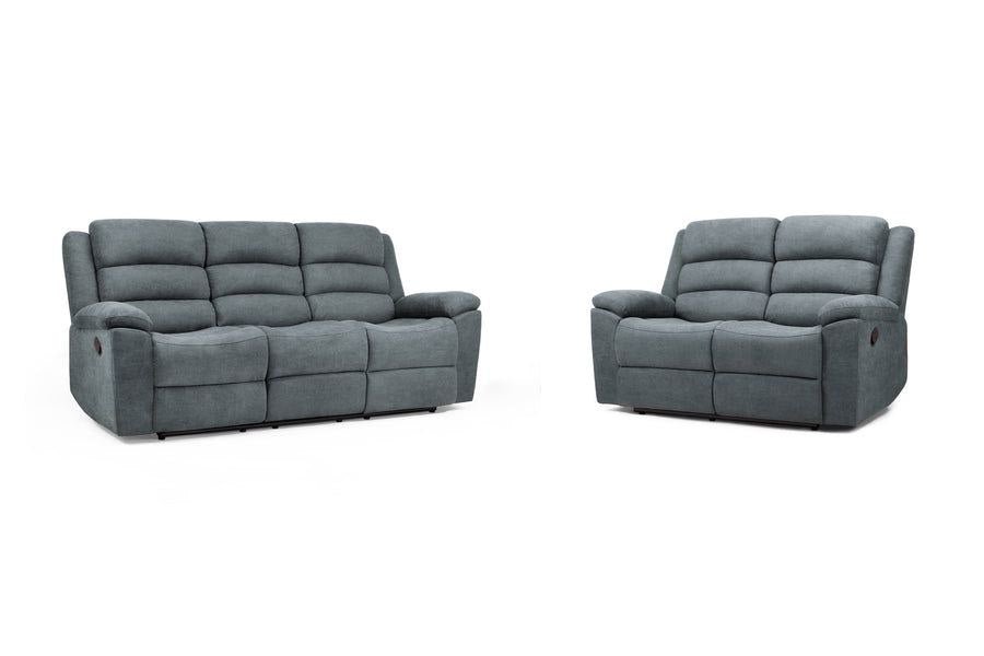 Sable Sofa Suite Manual Recliner - Comfort Furniture