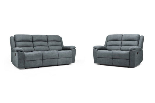 Sable Sofa Suite Manual Recliner - Comfort Furniture