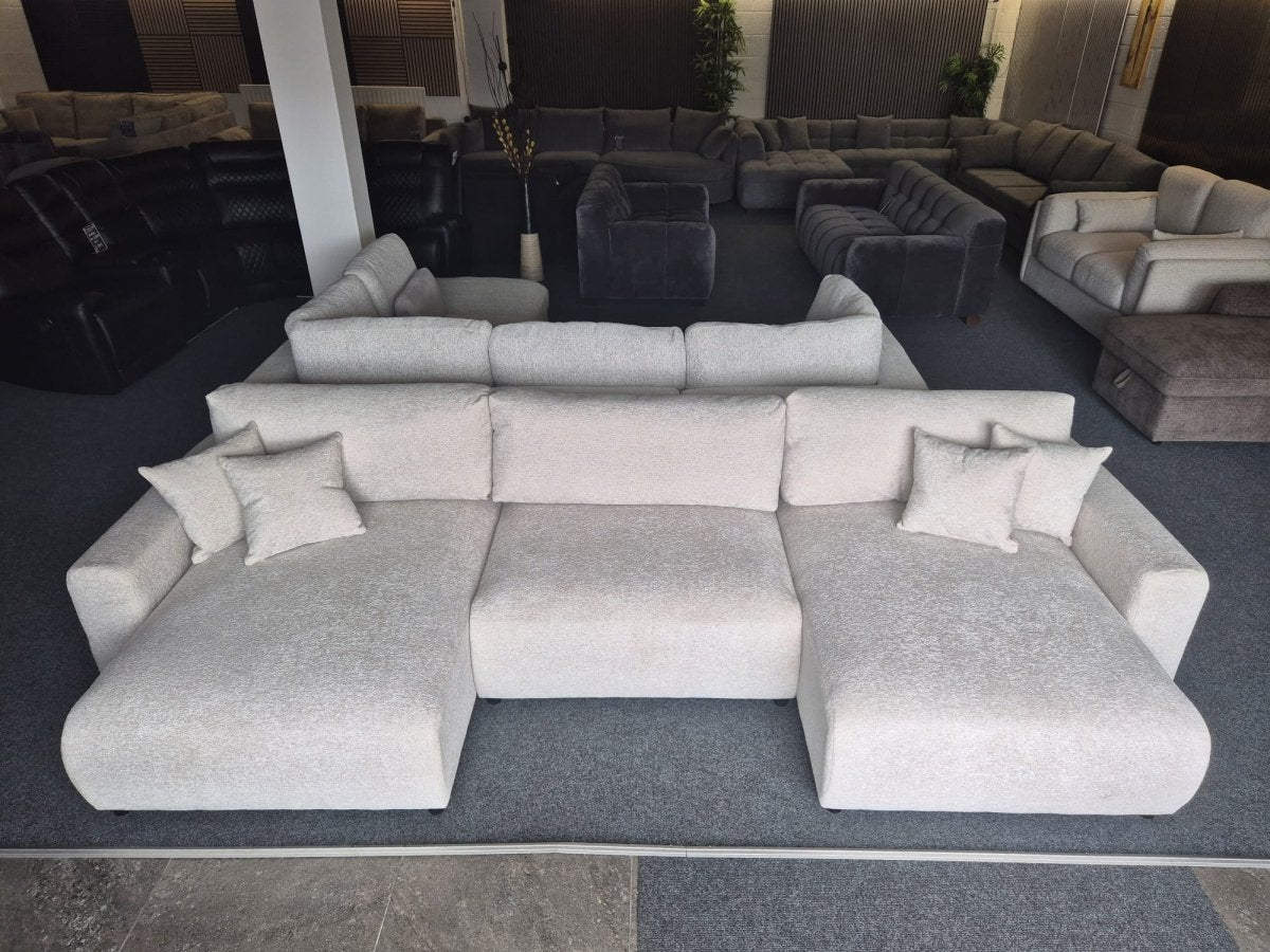 Sarila Sofa Beige U Shape Corner - Comfort Furniture