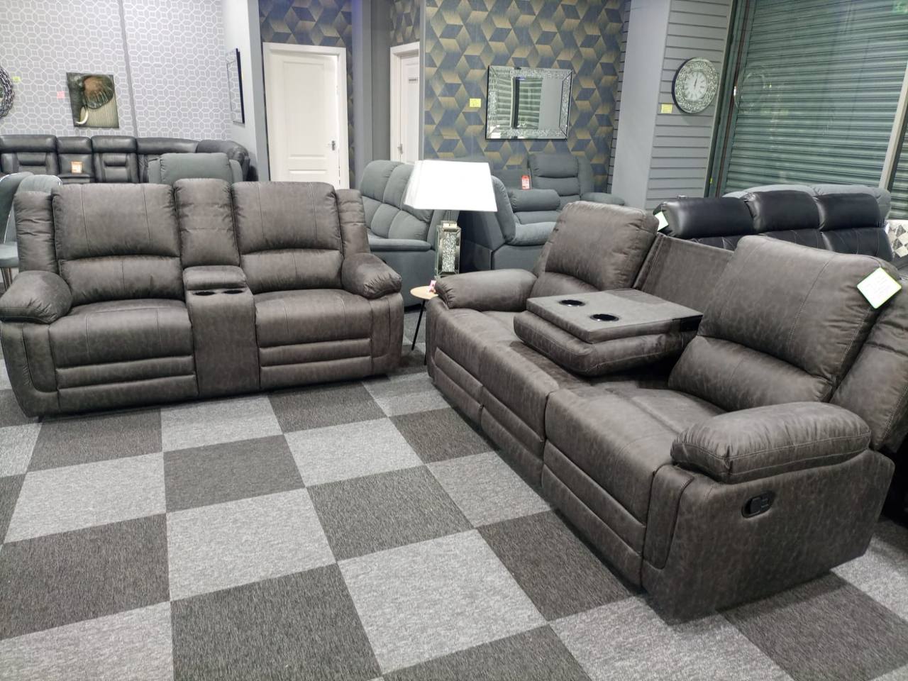 Savanna Sofa Suite 3 + 2 Manual Recliner - Comfort Furniture